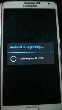Samsung Note 3 software upgrading and optimizing the apps