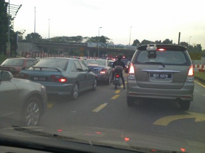 Traffic scrunch