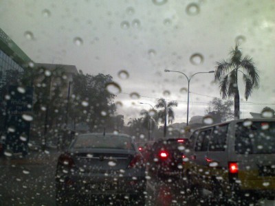 traffic jam at the rothman circle