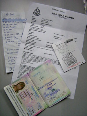 Police report on the maid that ran away The police report on the maid that ran away