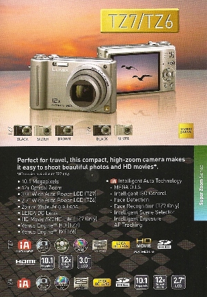 Panasonic Lumix TZ7 brochure