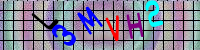 Blue Captcha Image