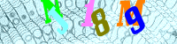 Blue Captcha Image