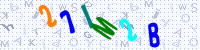 Blue Captcha Image