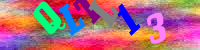 Blue Captcha Image