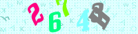 Blue Captcha Image
