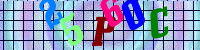Blue Captcha Image