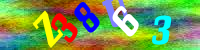 Blue Captcha Image