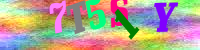 Blue Captcha Image