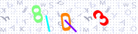 Blue Captcha Image