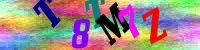 Blue Captcha Image