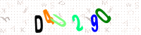 Blue Captcha Image
