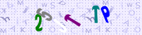 Blue Captcha Image