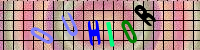 Blue Captcha Image