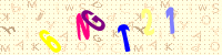 Blue Captcha Image