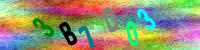 Blue Captcha Image