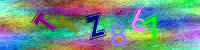 Blue Captcha Image