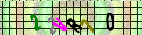 Blue Captcha Image
