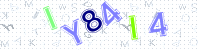 Blue Captcha Image