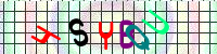 Blue Captcha Image