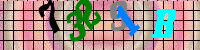 Blue Captcha Image