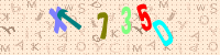 Blue Captcha Image