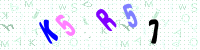 Blue Captcha Image