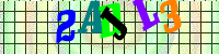 Blue Captcha Image